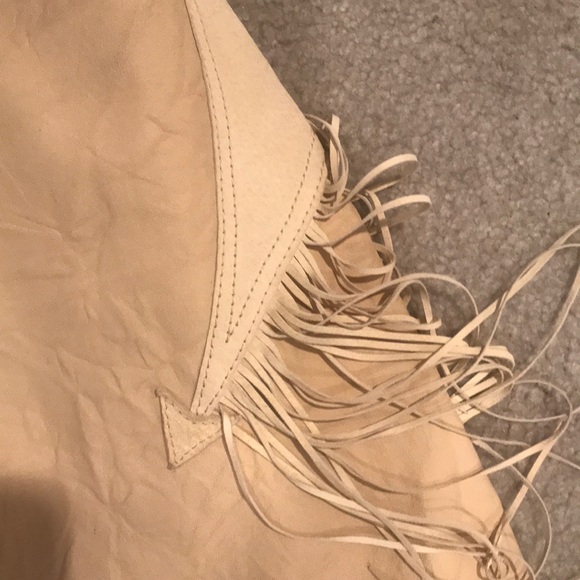 NWT Versace beige suede and leather pants - Picture 5 of 6